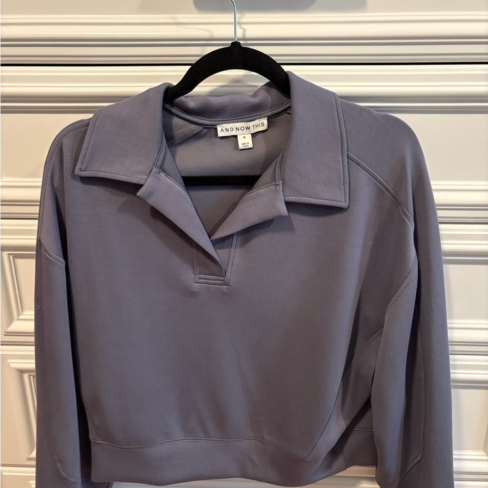 And Now This Women's Collared Sweatshirt